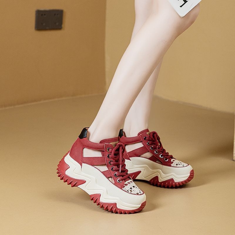 Women Shoes Size Chart - Sneakers Chunky da Donna con Plateau,