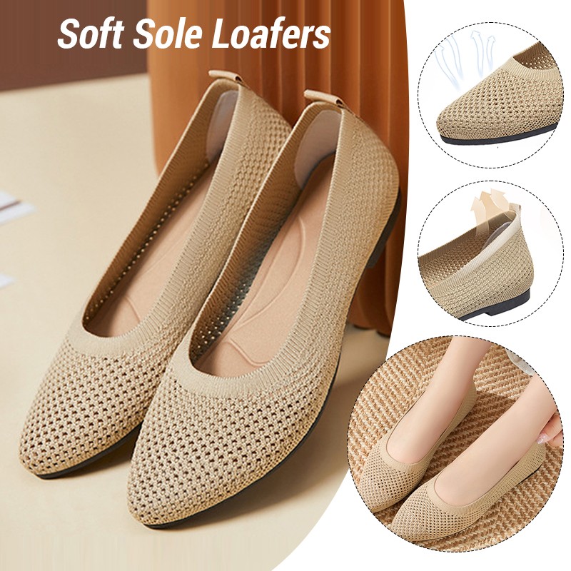 Ballet Flat Women - Scarpe basse da donna Mocassini lavorati