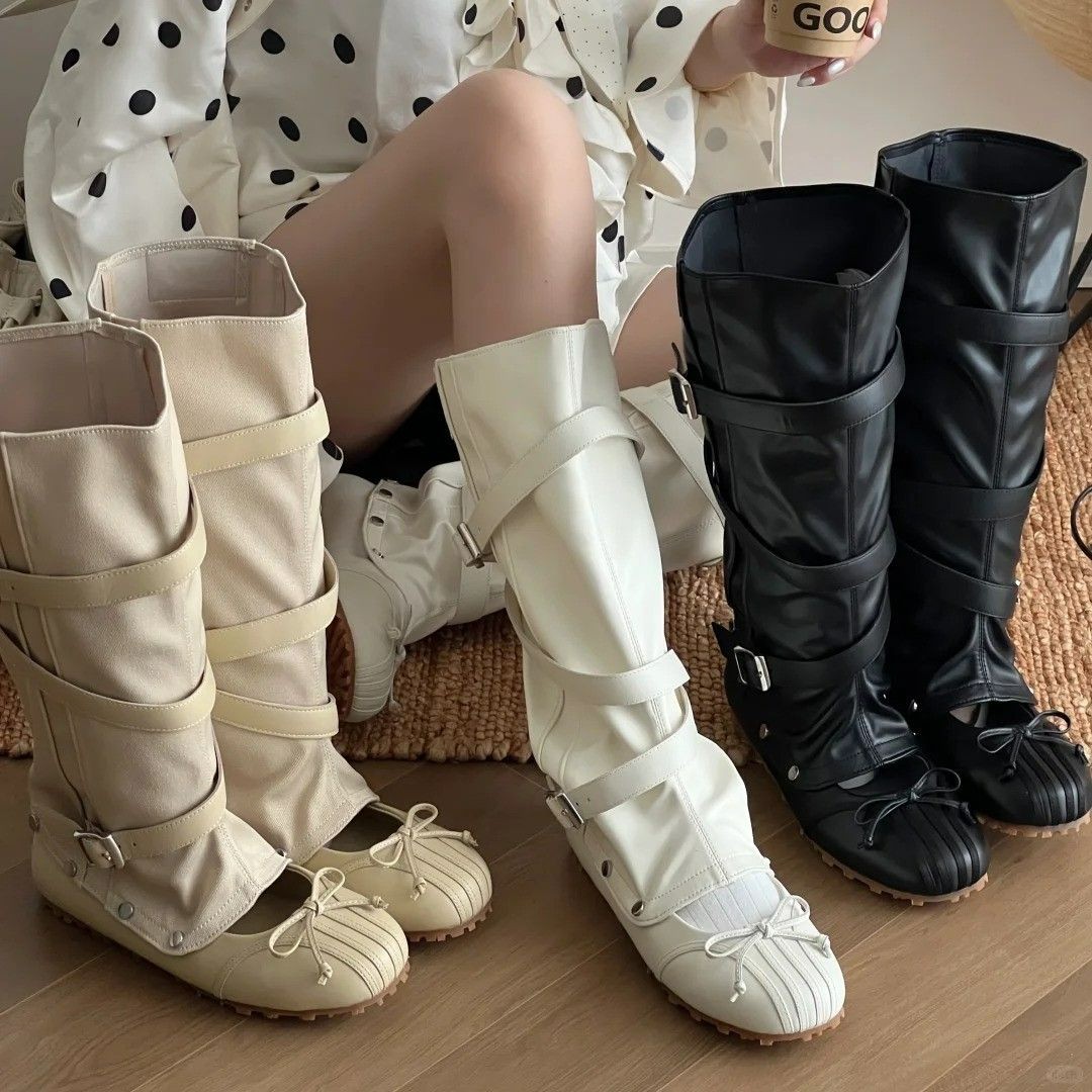 Ballet Flat Women - Nuovi Stivali da Balletto Staccabili a