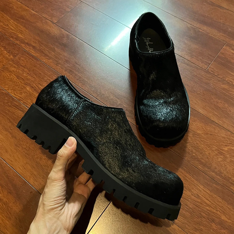 Women'S Shoes Paris - Scarpe in pelle a testa grande