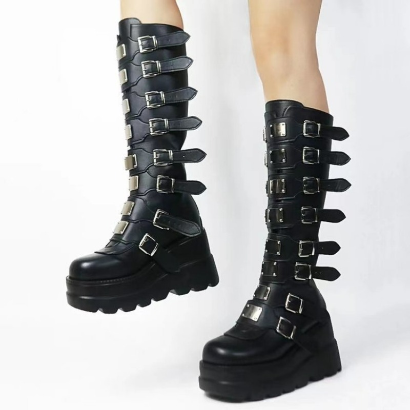 Stivali da Donna con Plateau,  - Women Shoes Size Chart recensione e prezzo