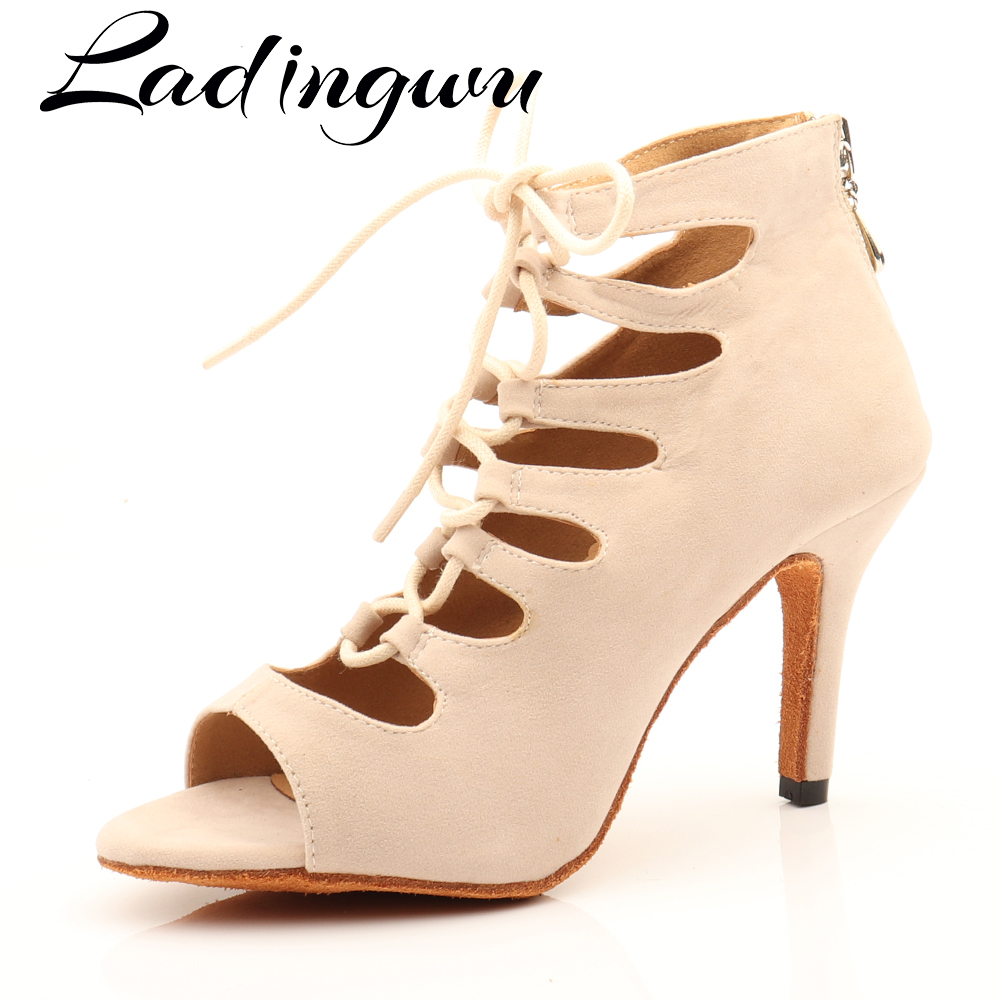 Ladingwu Beige In Pelle Scamos - Women'S Shoes Z recensione e prezzo
