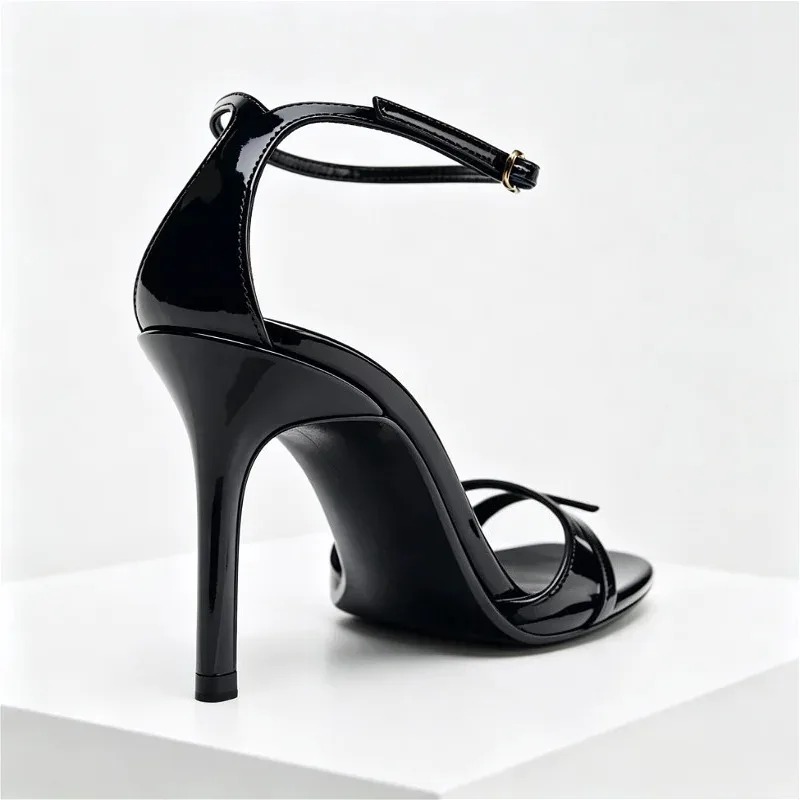 Sandali con tacco alto in pell - Women Shoes Brands recensione e prezzo