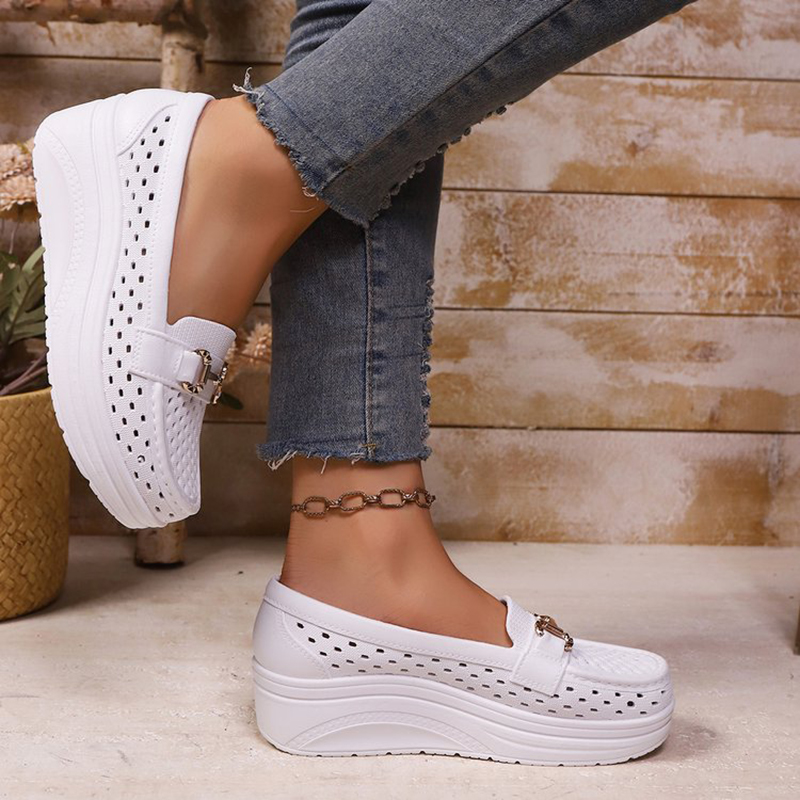 Mocassini Bianchi con Suola Sp - Women Shoes Size Chart recensione e prezzo