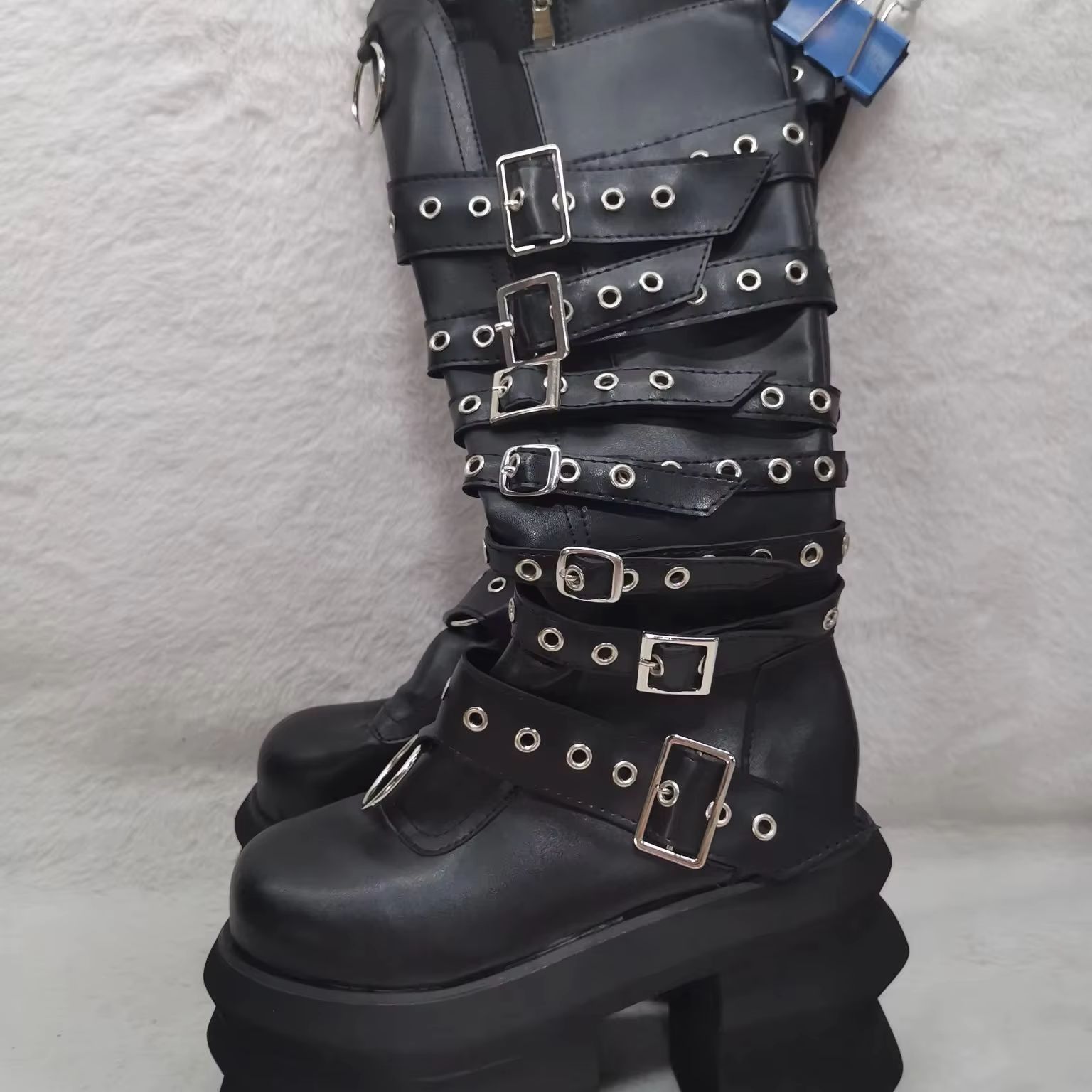 Piattaforma con fibbia per cin - Women Shoes Size Chart recensione e prezzo