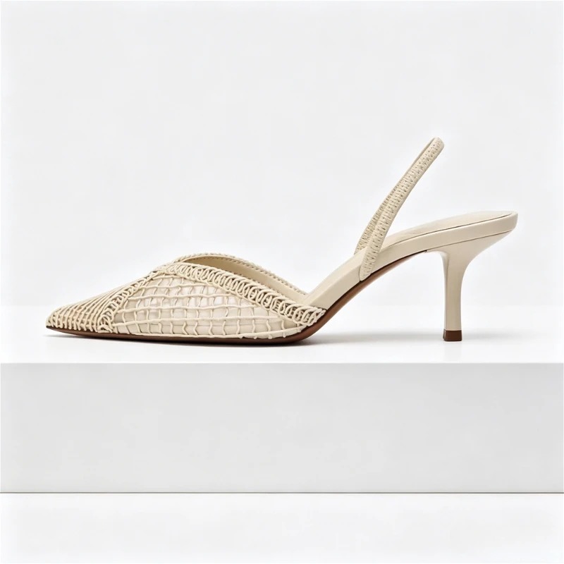 Sandali con tacco intrecciato  - Women Shoes Brands recensione e prezzo